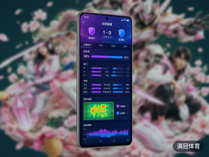 满冠体育 APP，随时随地掌握比分